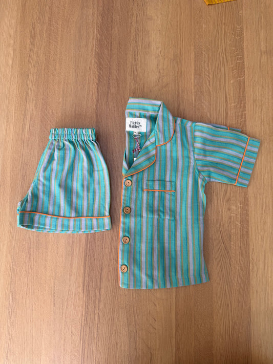 Lennon Short Set in Carnival Stripe