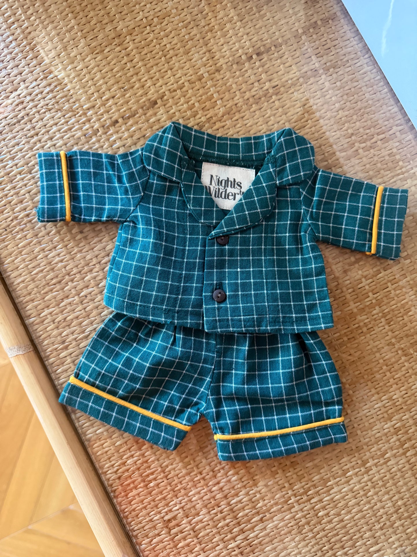 Lennon Toy Pyjamas in Forest Check