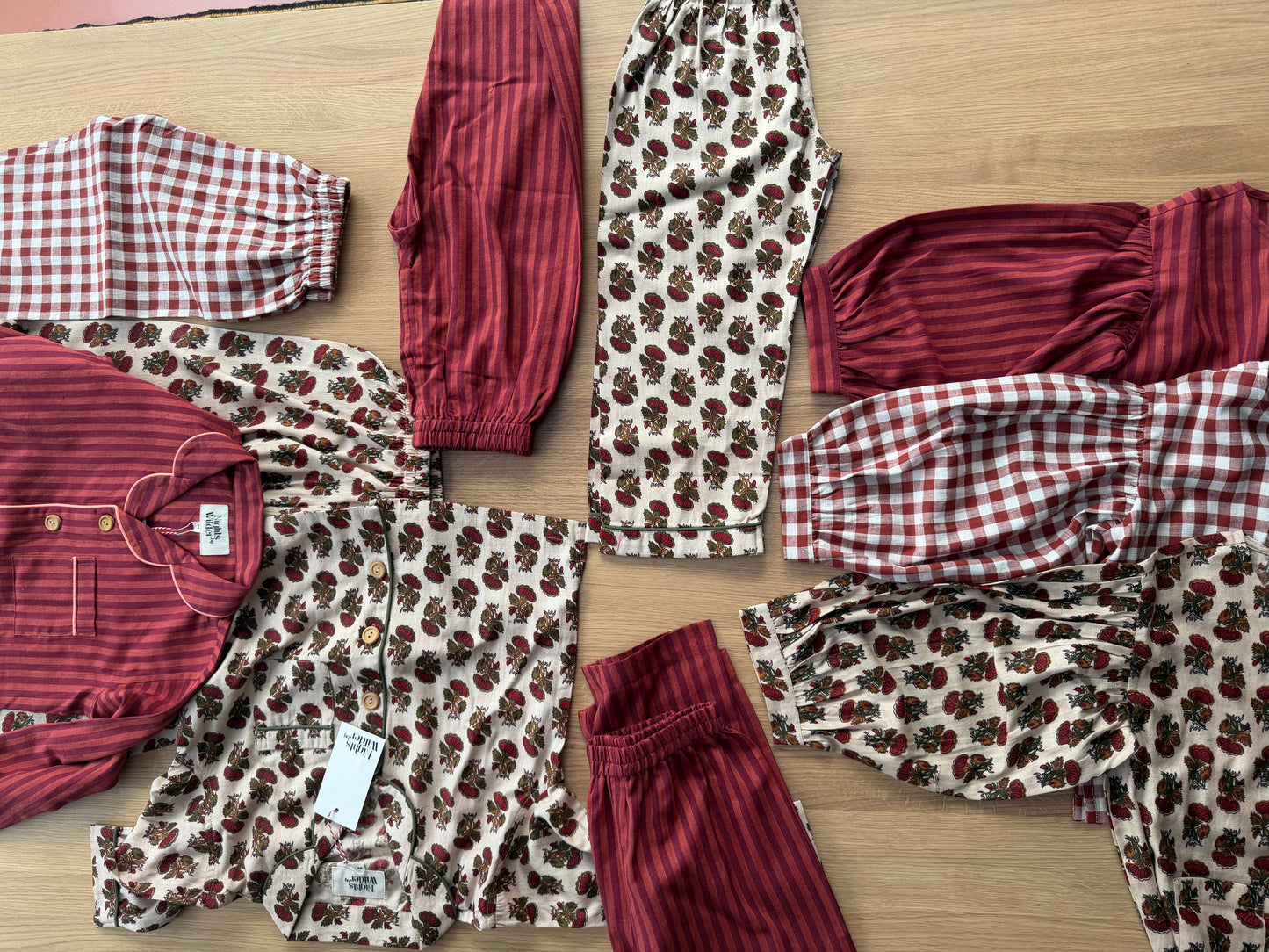 Lennon in Cherry Stripe