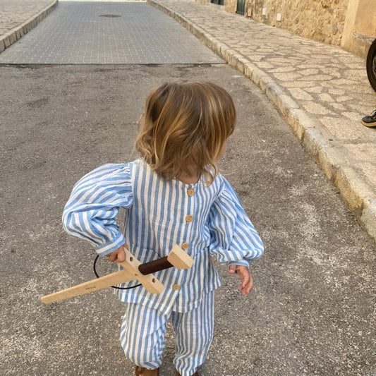 Farrow Set in Barber Stripe