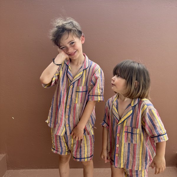 Lennon Short Set in Boater Stripe