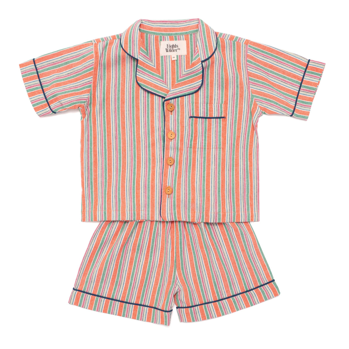 Lennon Short Set in Crudite Stripe