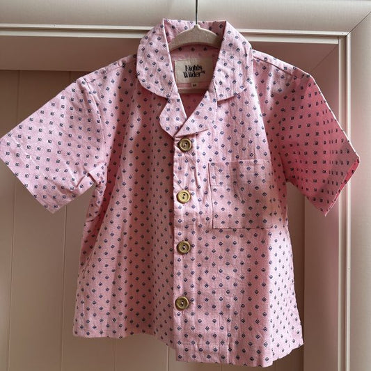 Lennon Short Set in Pink Diamond