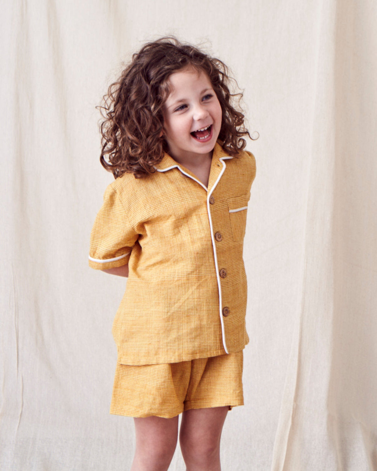 Lennon Short Set in Sunflower