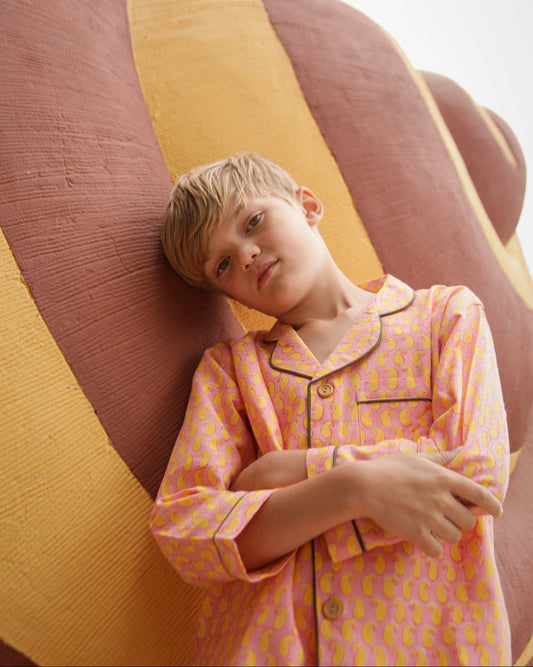 Lennon Set in Pink Paisley