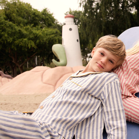 Lennon Set in Barber Stripe