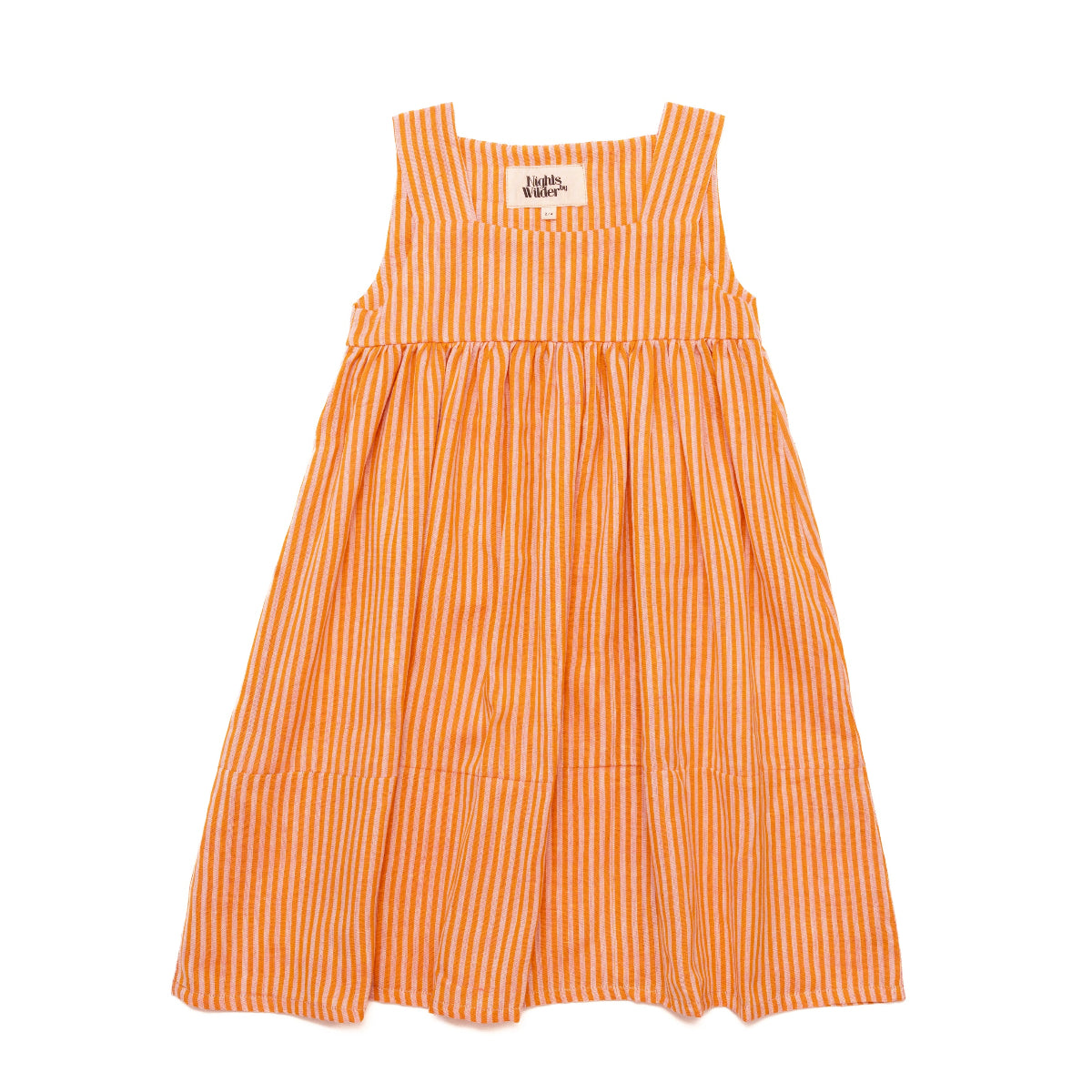 Patti Dress in Sunset Stripe