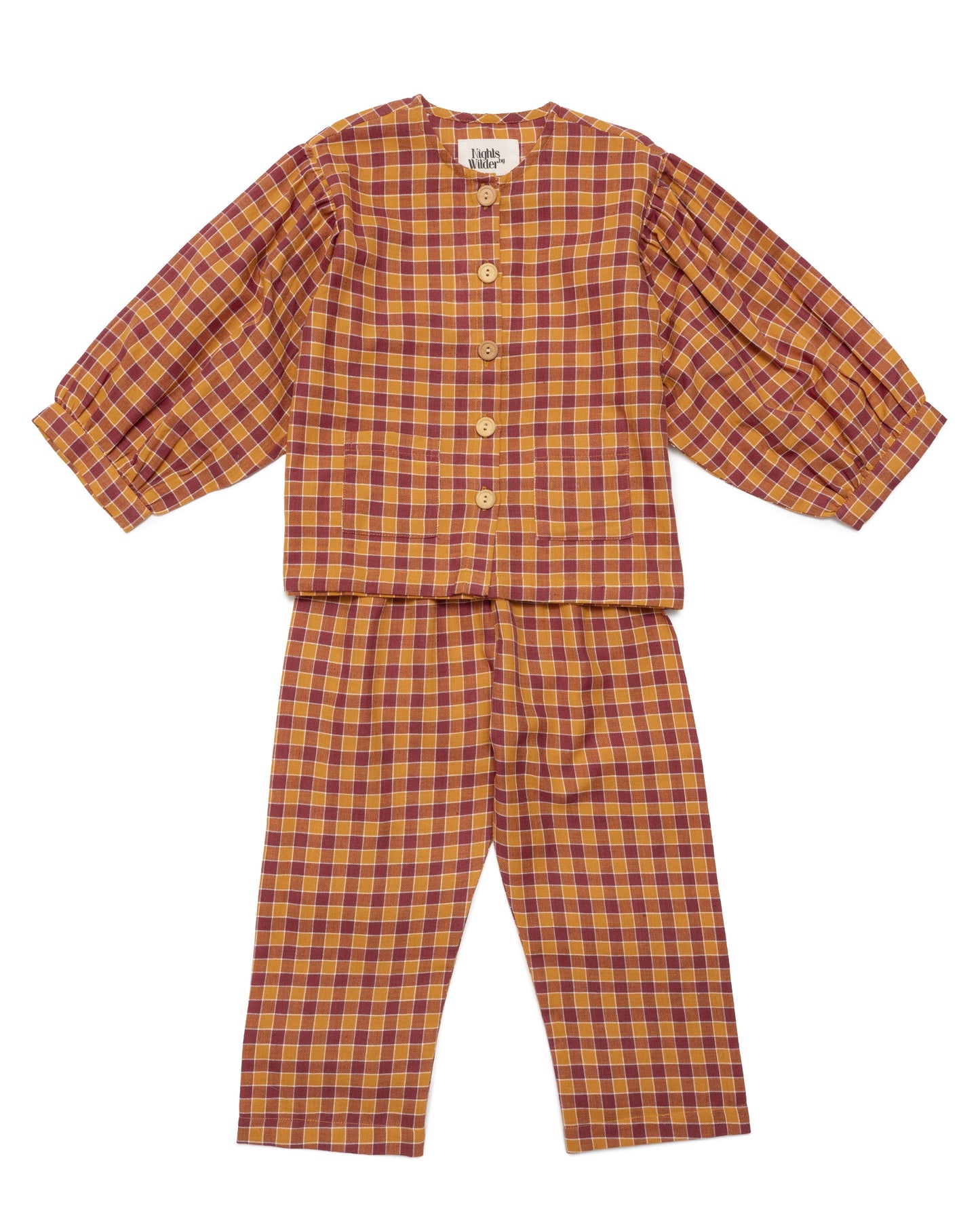 Farrow in Rhubarb and Custard check