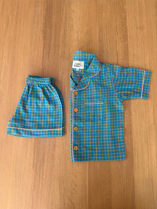 Lennon Short Set in Swizzel Check