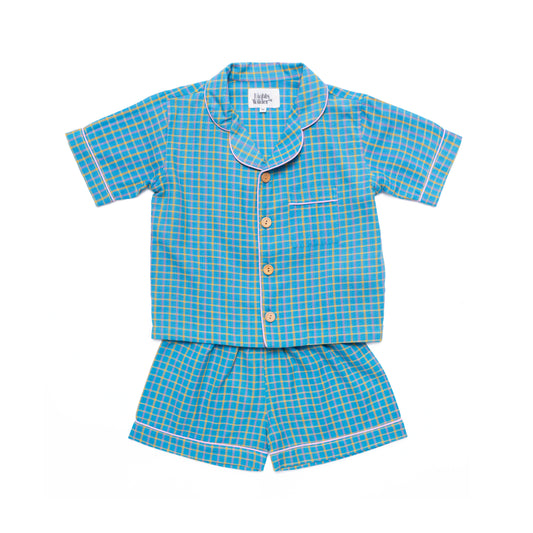 Lennon Short Set in Swizzel Check