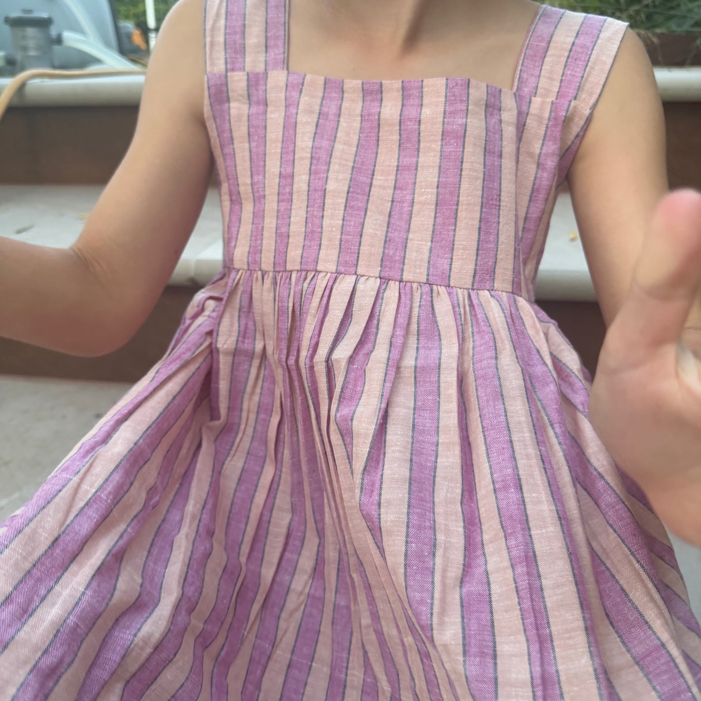 Patti dress in Vita stripe