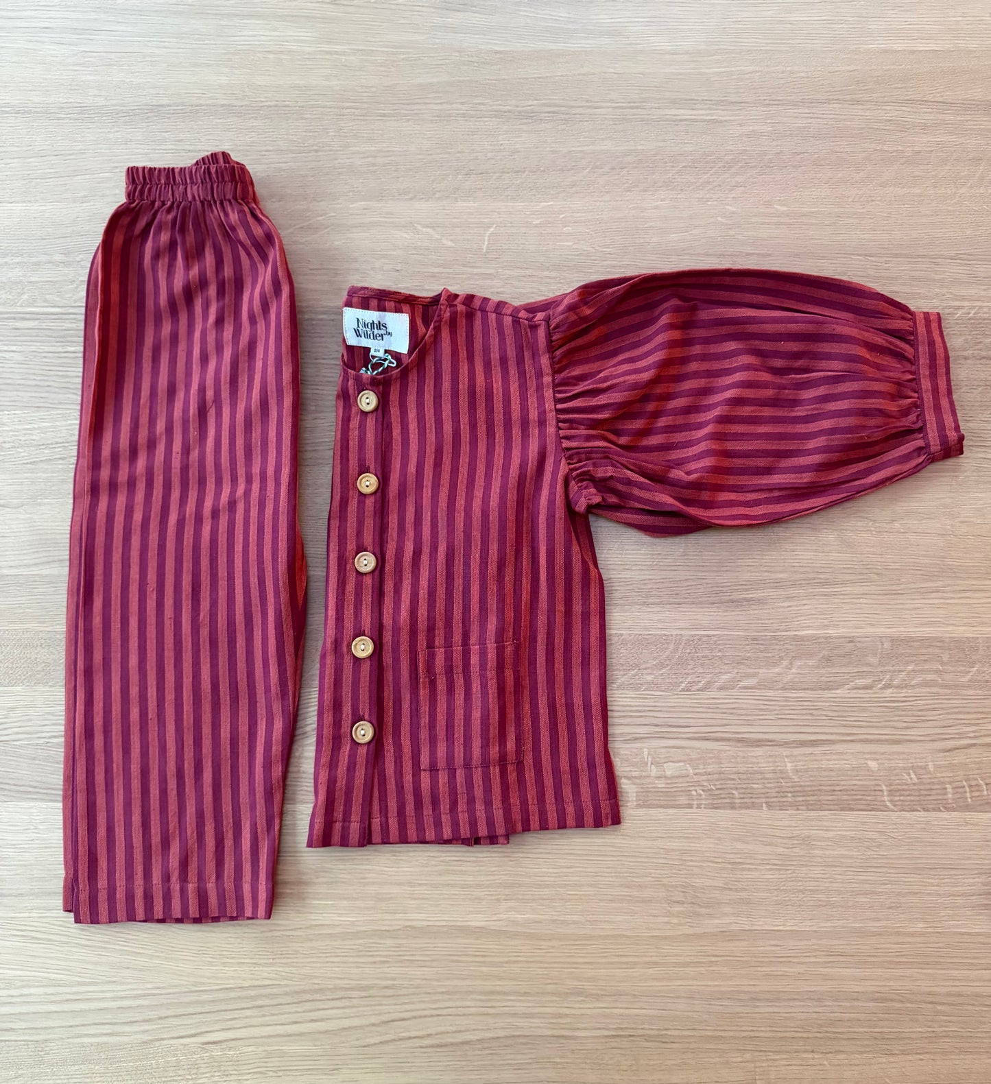 Farrow in Cherry Stripe
