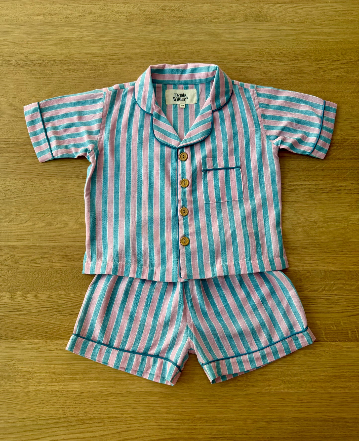 Lennon Short Set in Paloma Stripe