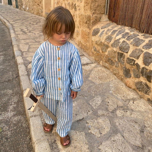 Farrow Set in Barber Stripe