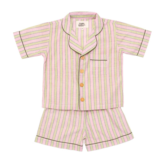 Lennon Short Set in Blossom Stripe