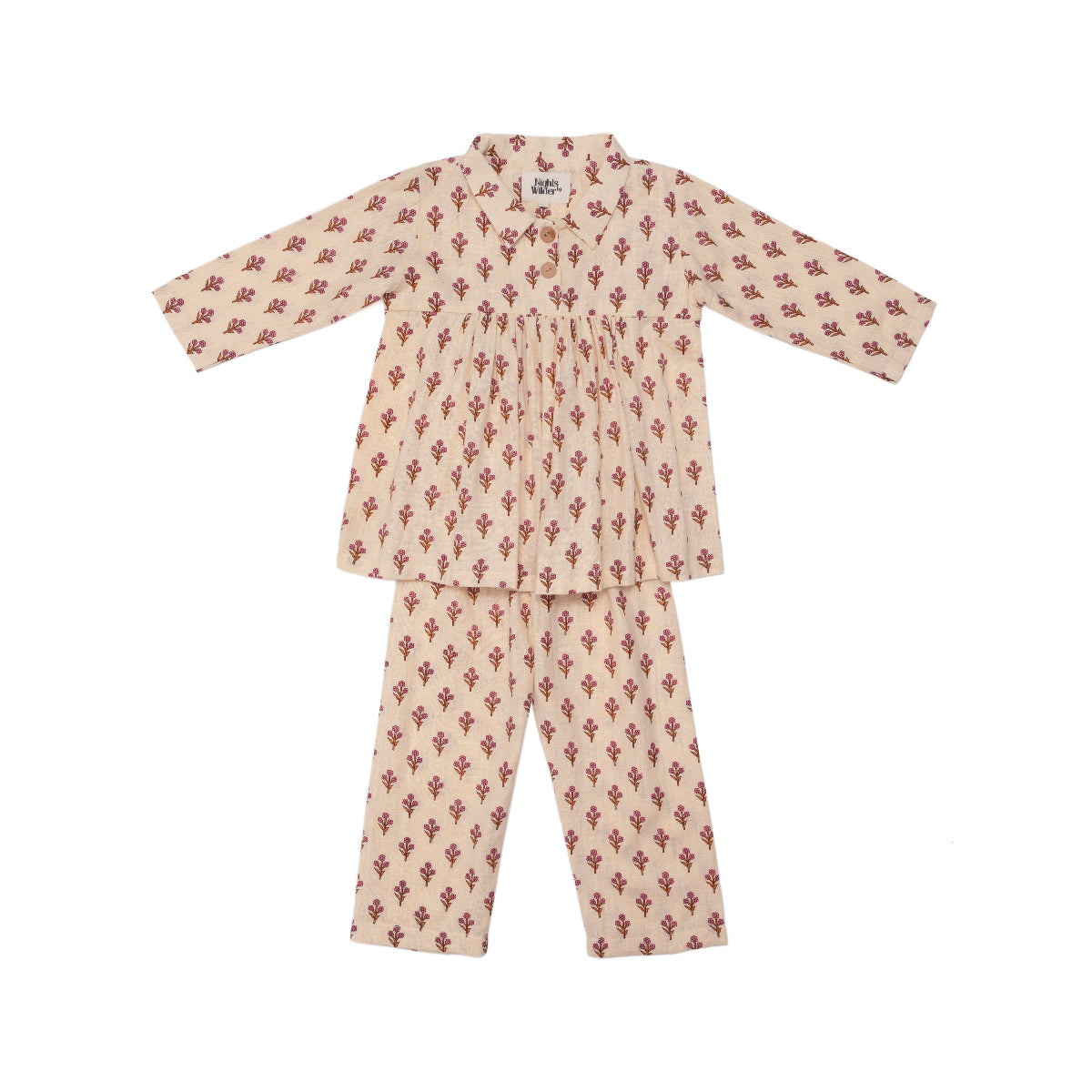 Nico Set in Pink Folk Floral