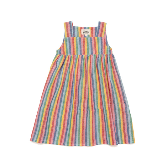 Patti Dress in Rainbow Bright