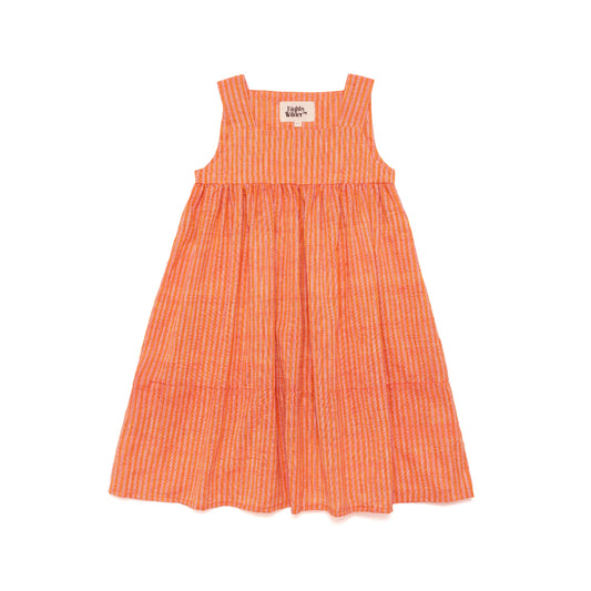 Patti Dress in Sunset Stripe