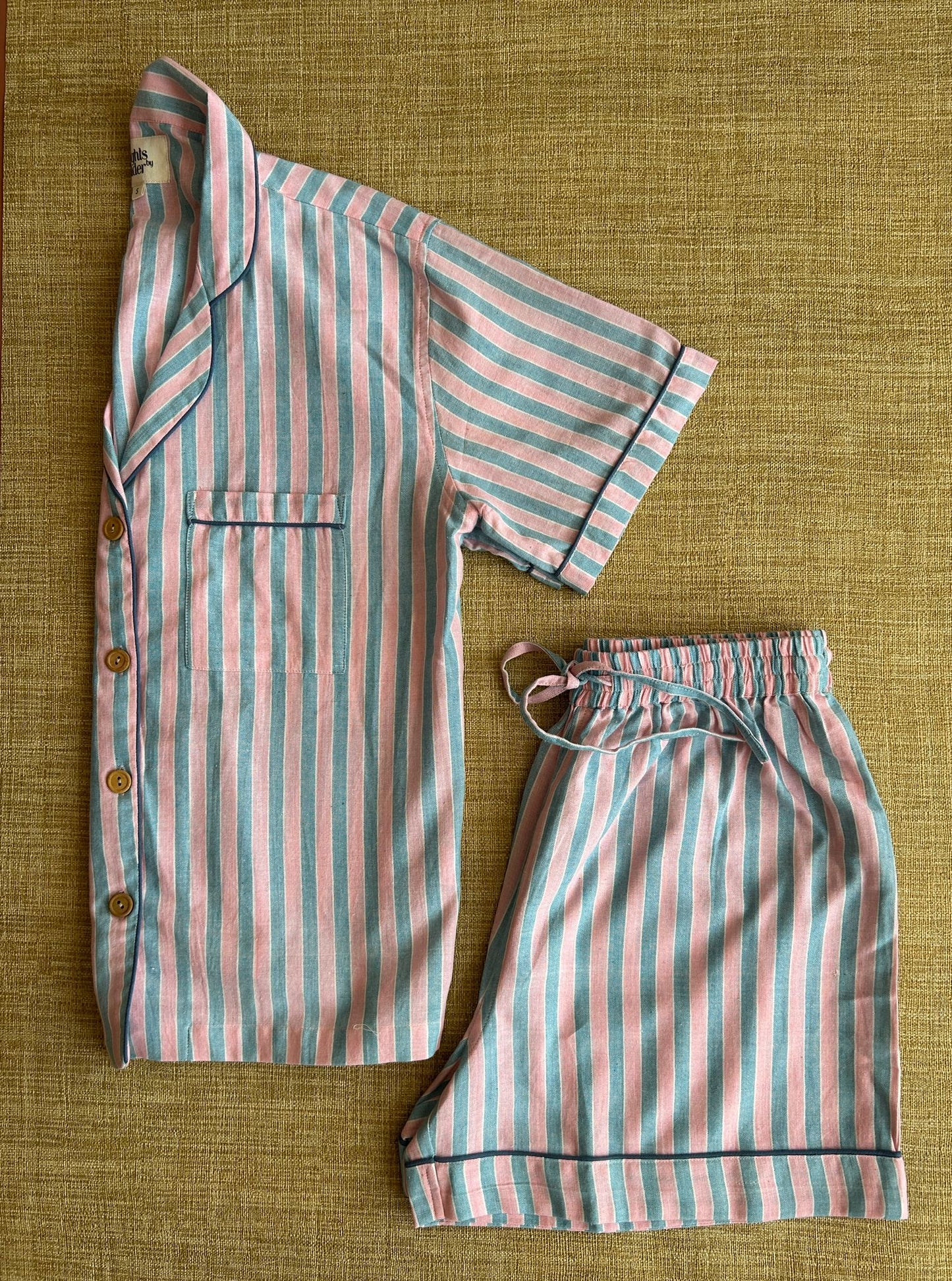 Lennon Women's short set in Paloma Stripe