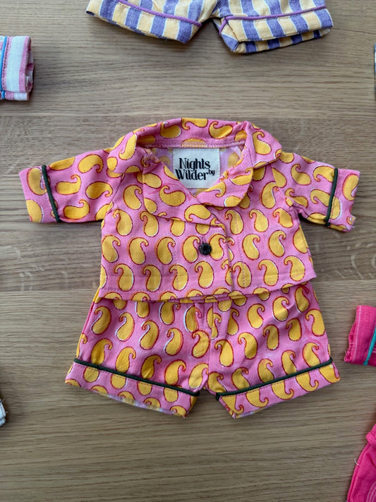 Lennon Toy Pyjamas in Pink Paisley