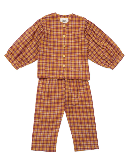 Farrow in Rhubarb and Custard check