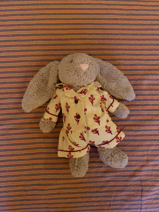 Lennon Toy Pyjamas in Pink Folk Floral