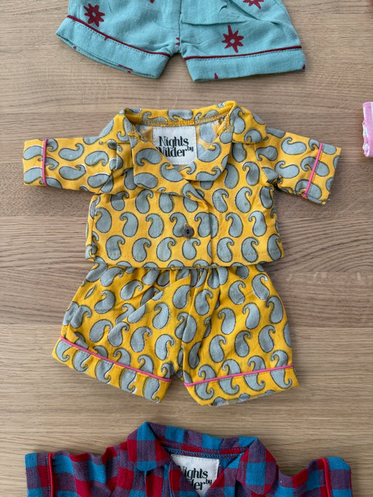Lennon Toy Pyjamas in Yellow Paisley